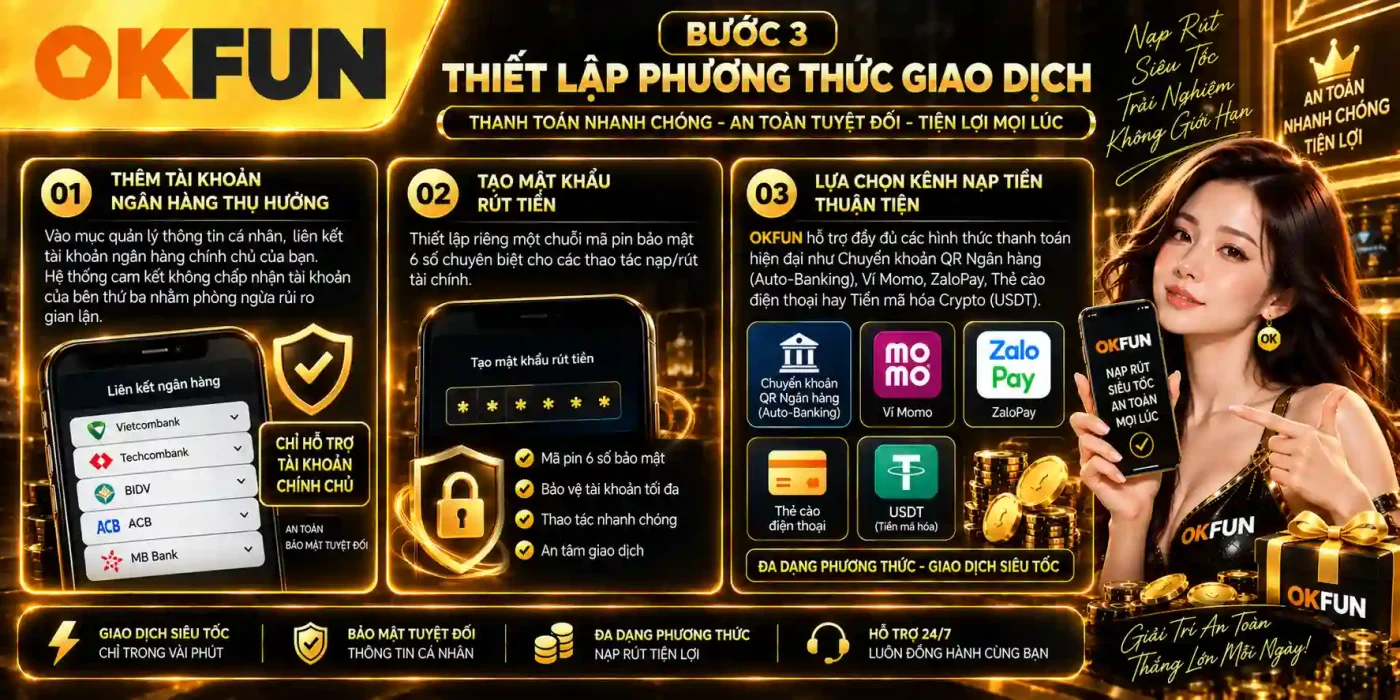 Trang Chủ Bước 3 – Thiết Lập Phương Thức Giao Dịch