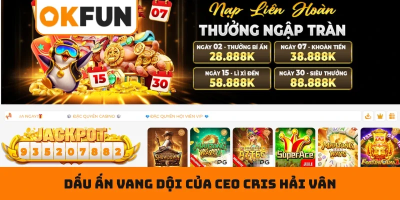 CEO Cris Hải Vân Dấu ấn vang dội của CEO Cris Hải Vân